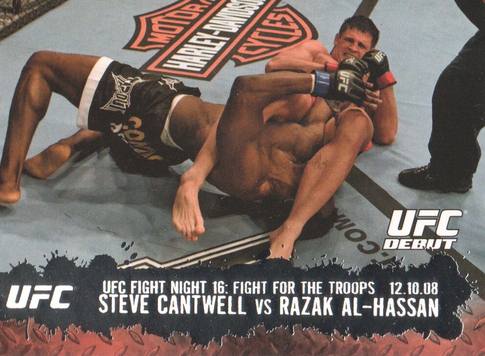 2009 Topps UFC #109 Steve Cantwell RC vs. Razak Al-Hassan