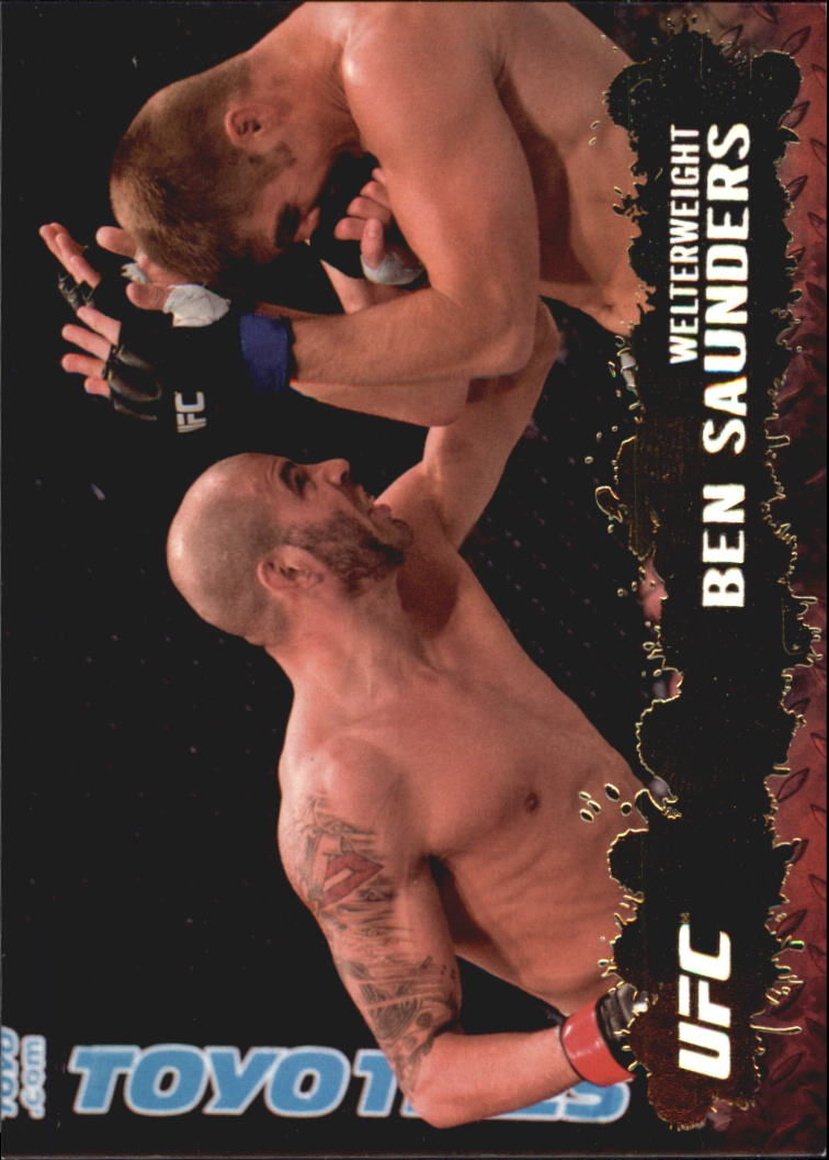 2009 Topps UFC Gold #34 Ben Saunders