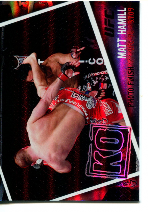 2009 Topps UFC Photo Finish Black #PF11 Matt Hamill