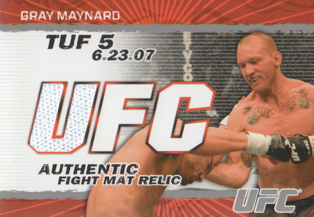 2009 Topps UFC Fight Mat Relics #FMGM Gray Maynard E