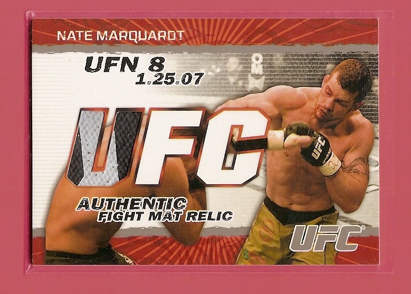 2009 Topps UFC Fight Mat Relics #FMNM Nate Marquardt E
