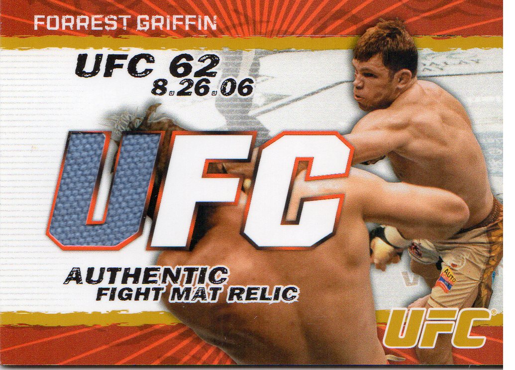 2009 Topps UFC Fight Mat Relics Gold #FMFG Forrest Griffin