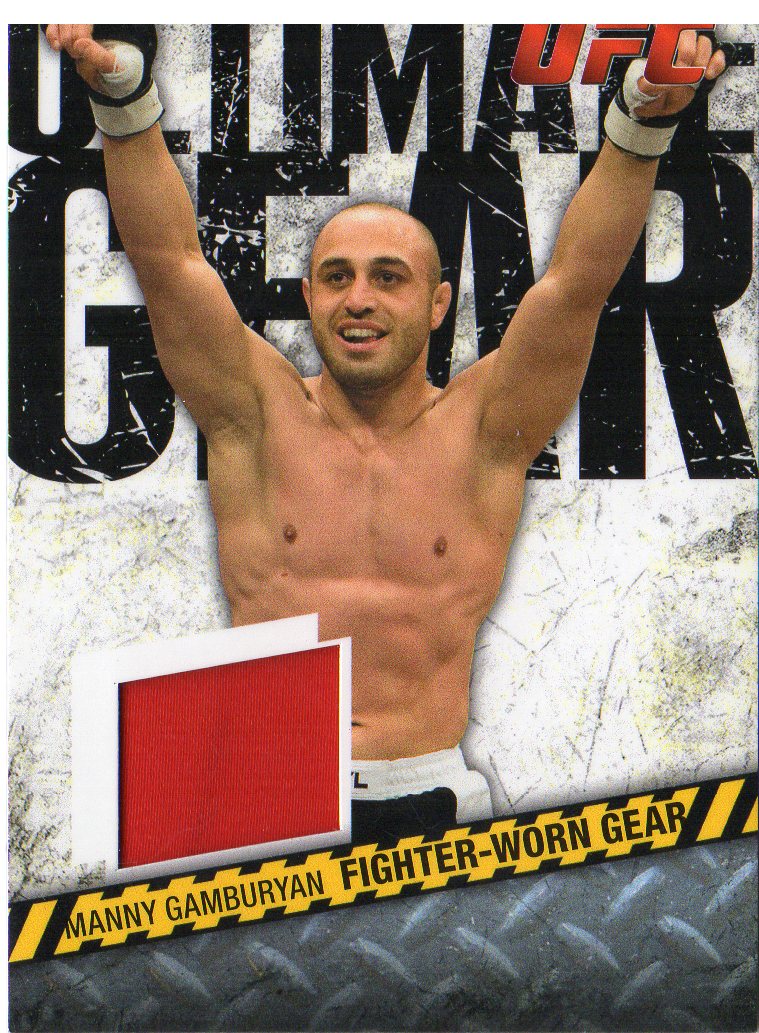 2009 Topps UFC Ultimate Gear #UGMG Manny Gamburyan