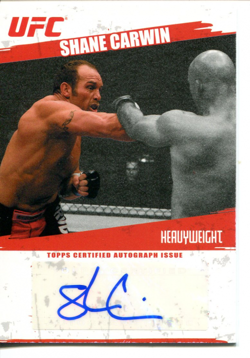 2009 Topps UFC Autographs #FASC Shane Carwin C