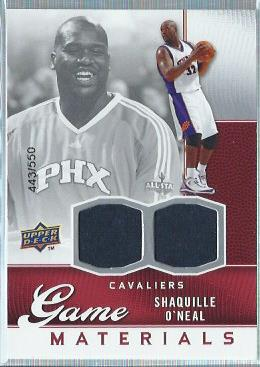 2009-10 Upper Deck Game Materials #GJSO Shaquille O'Neal/550