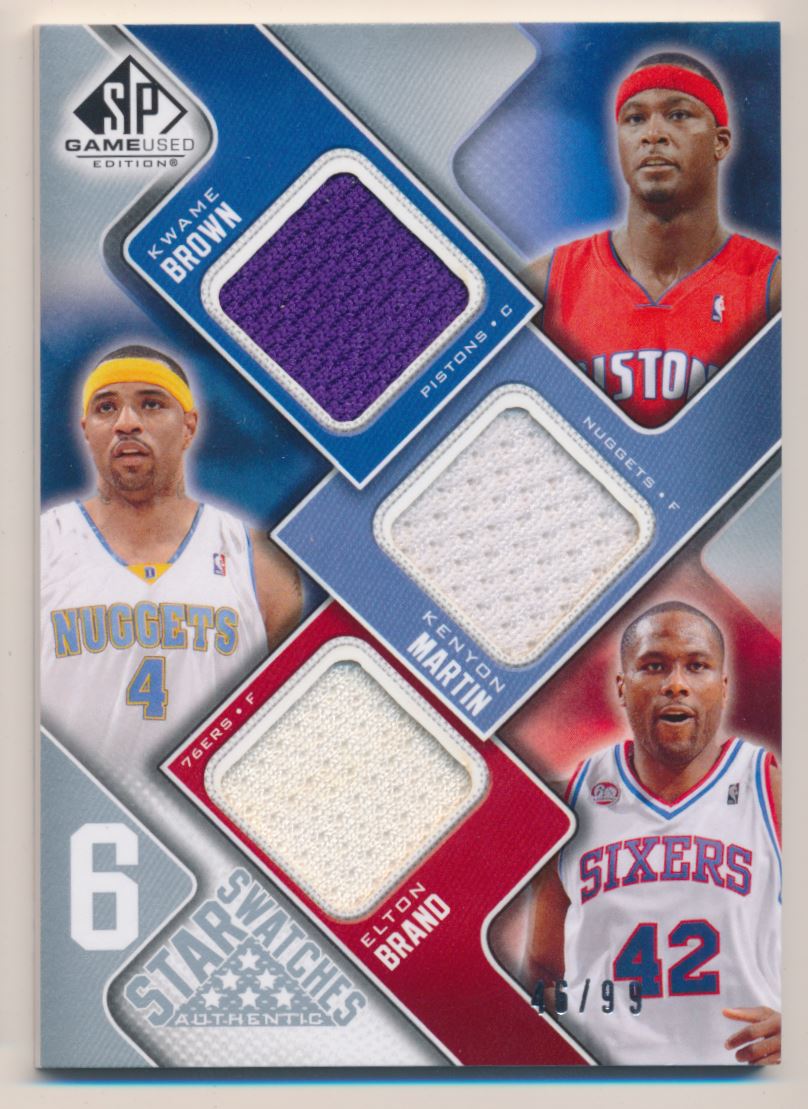 2009-10 SP Game Used Six Star Swatches #6STEAKKS Shaquille O'Neal