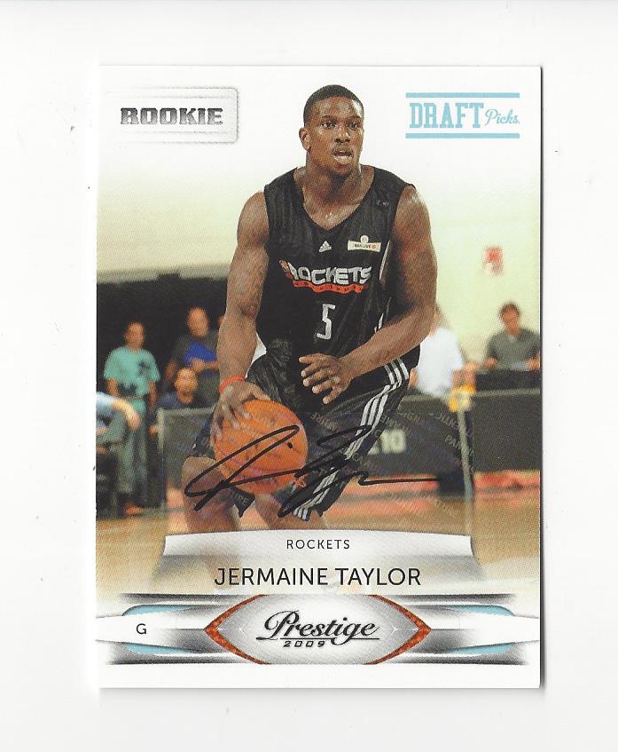 2009-10 Prestige Draft Picks Light Blue Autographs #182 Jermaine Taylor/699