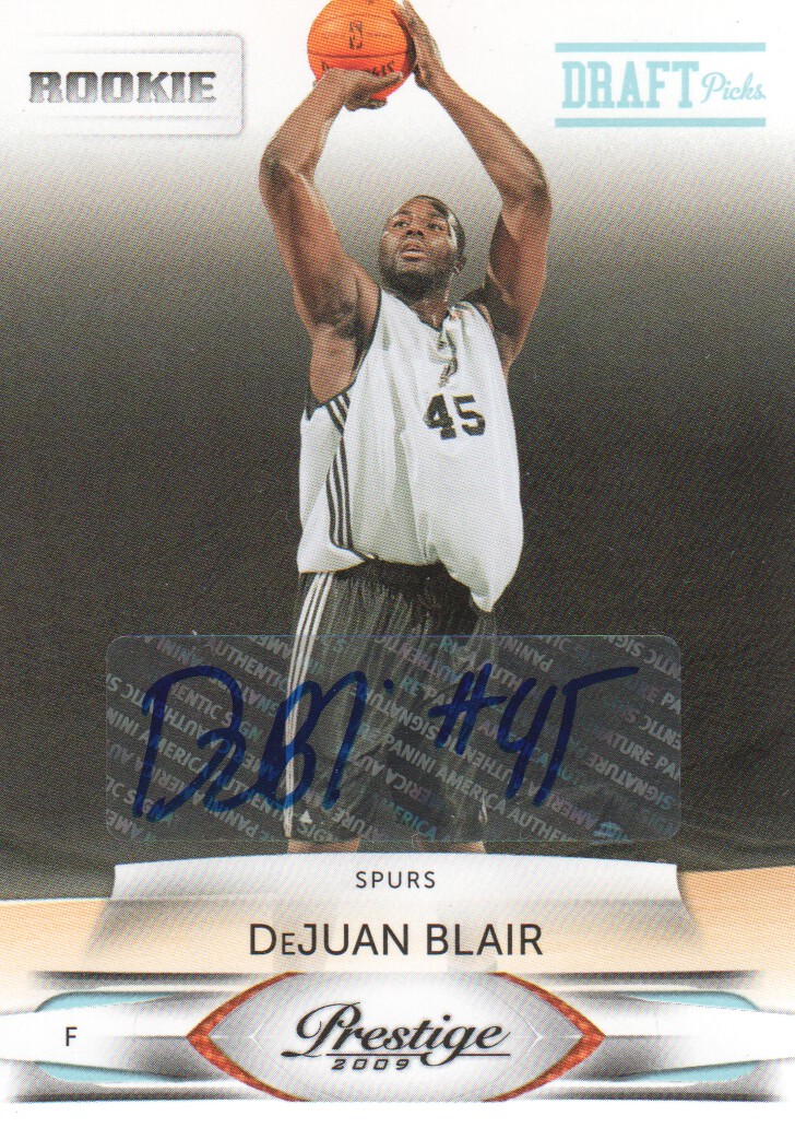 2009-10 Prestige Draft Picks Light Blue Autographs #236 DeJuan Blair/699