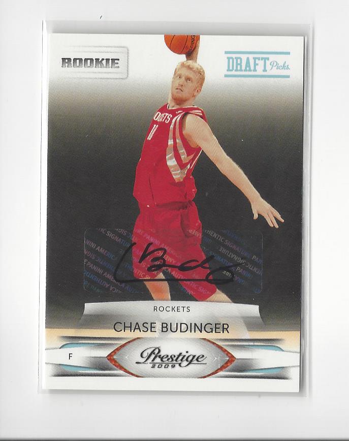 2009-10 Prestige Draft Picks Light Blue Autographs #242 Chase Budinger/699
