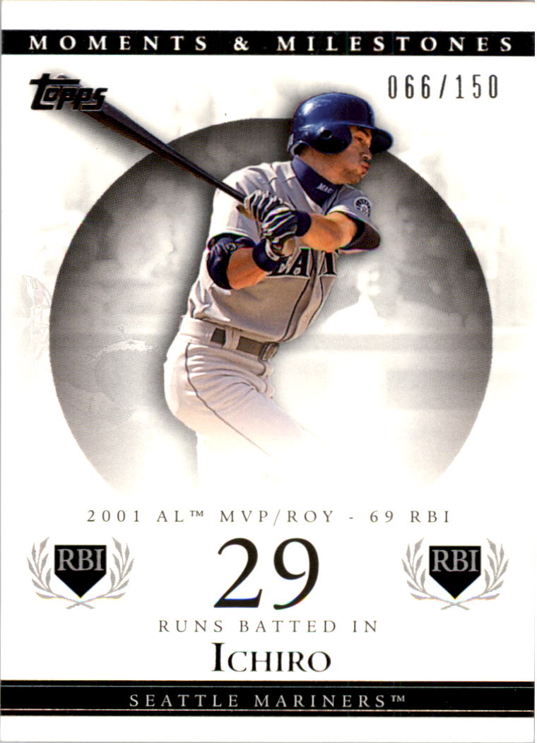 2007 Topps Moments and Milestones #10-29 Ichiro Suzuki/RBI 29