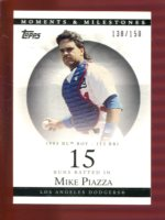 2007 Topps Moments and Milestones #80-15 Mike Piazza/RBI 15