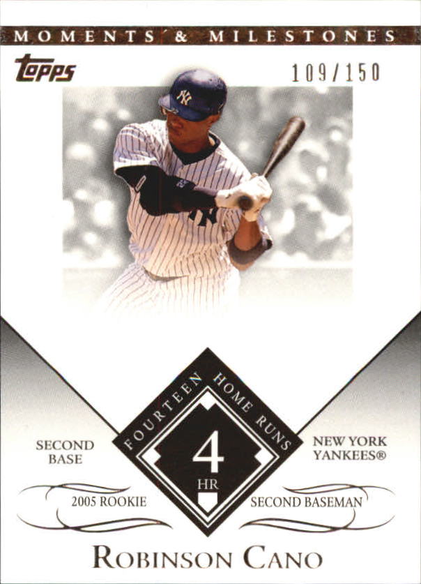 2007 Topps Moments and Milestones #156-4 Robinson Cano/HR 4