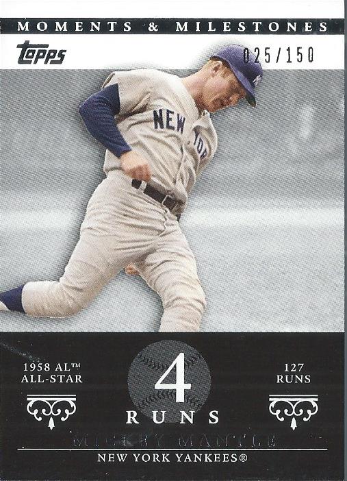 2007 Topps Moments and Milestones #169-4 Mickey Mantle/R 4