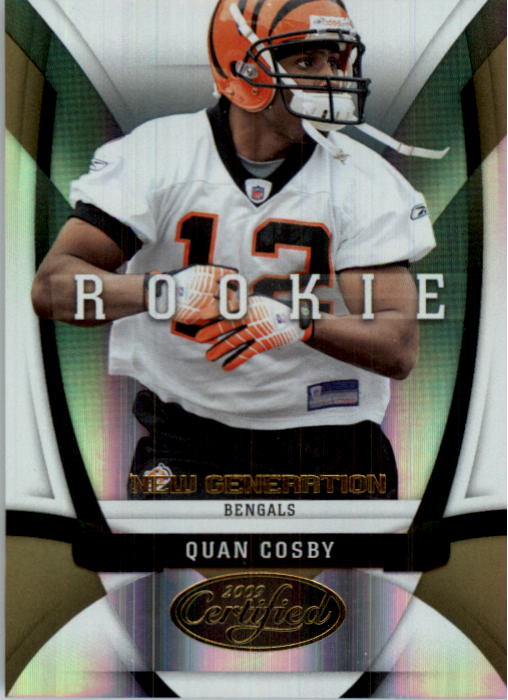 2009 Certified Mirror Gold #185 Quan Cosby