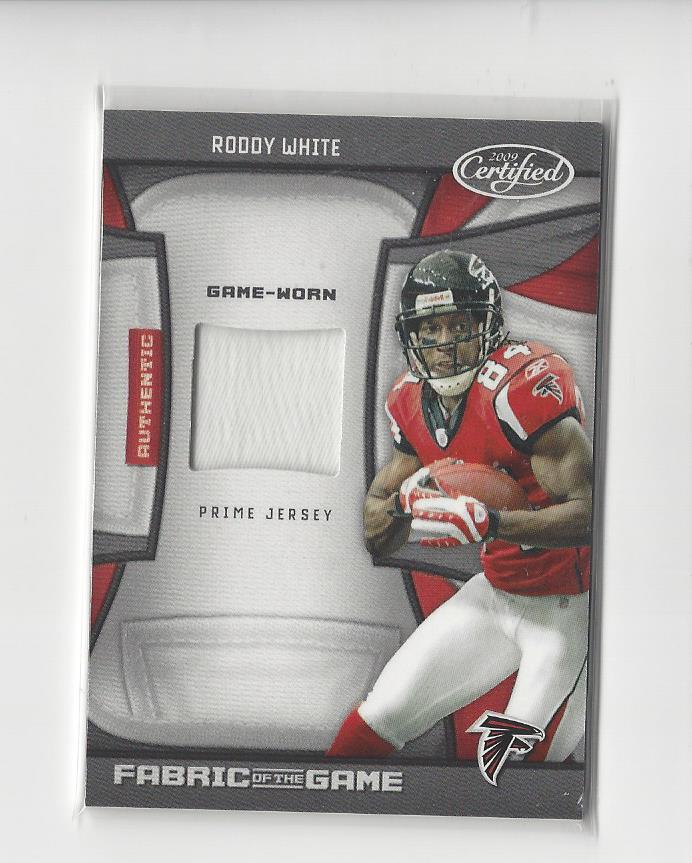 2009 Certified Fabric of the Game Prime #121 Roddy White/50
