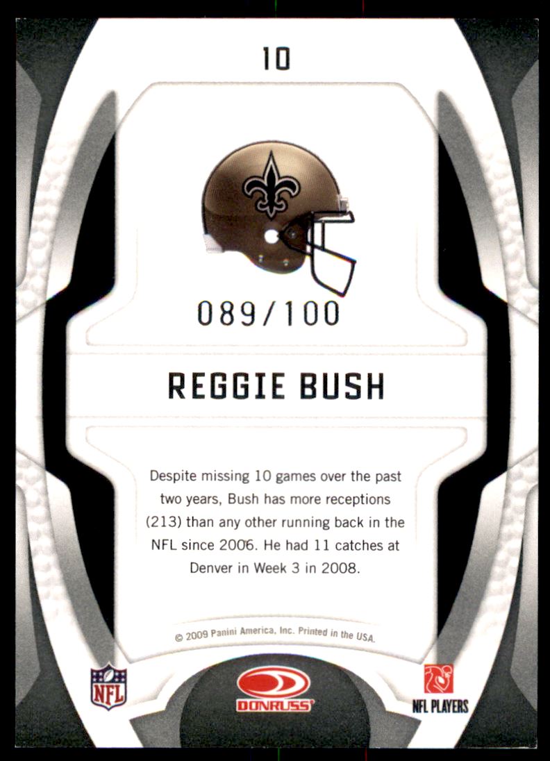 2009 Certified Gold Team Mirror #10 Reggie Bush back image