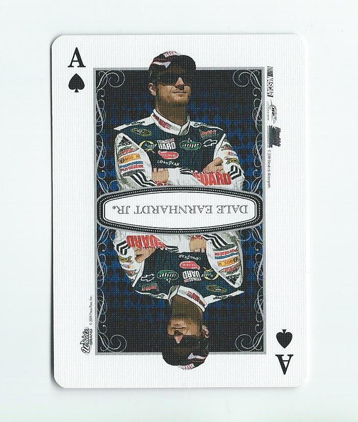 2009 Wheels Main Event Playing Cards Red #AS Dale Earnhardt Jr.