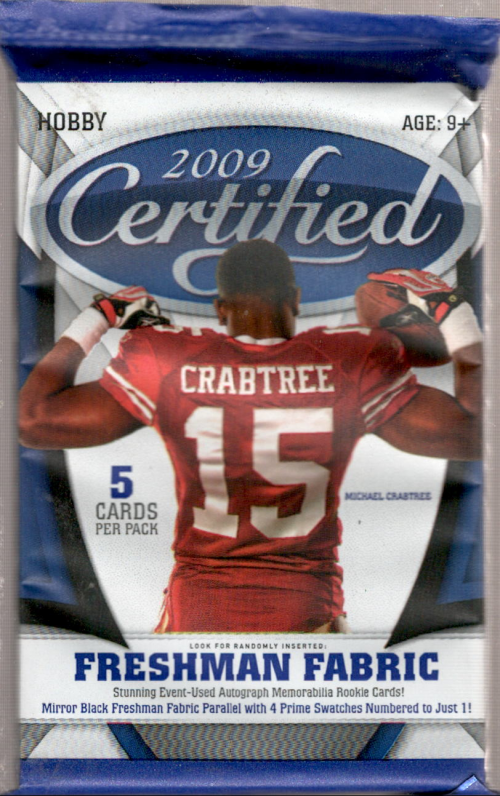 2009 Certified Football Hobby Pack