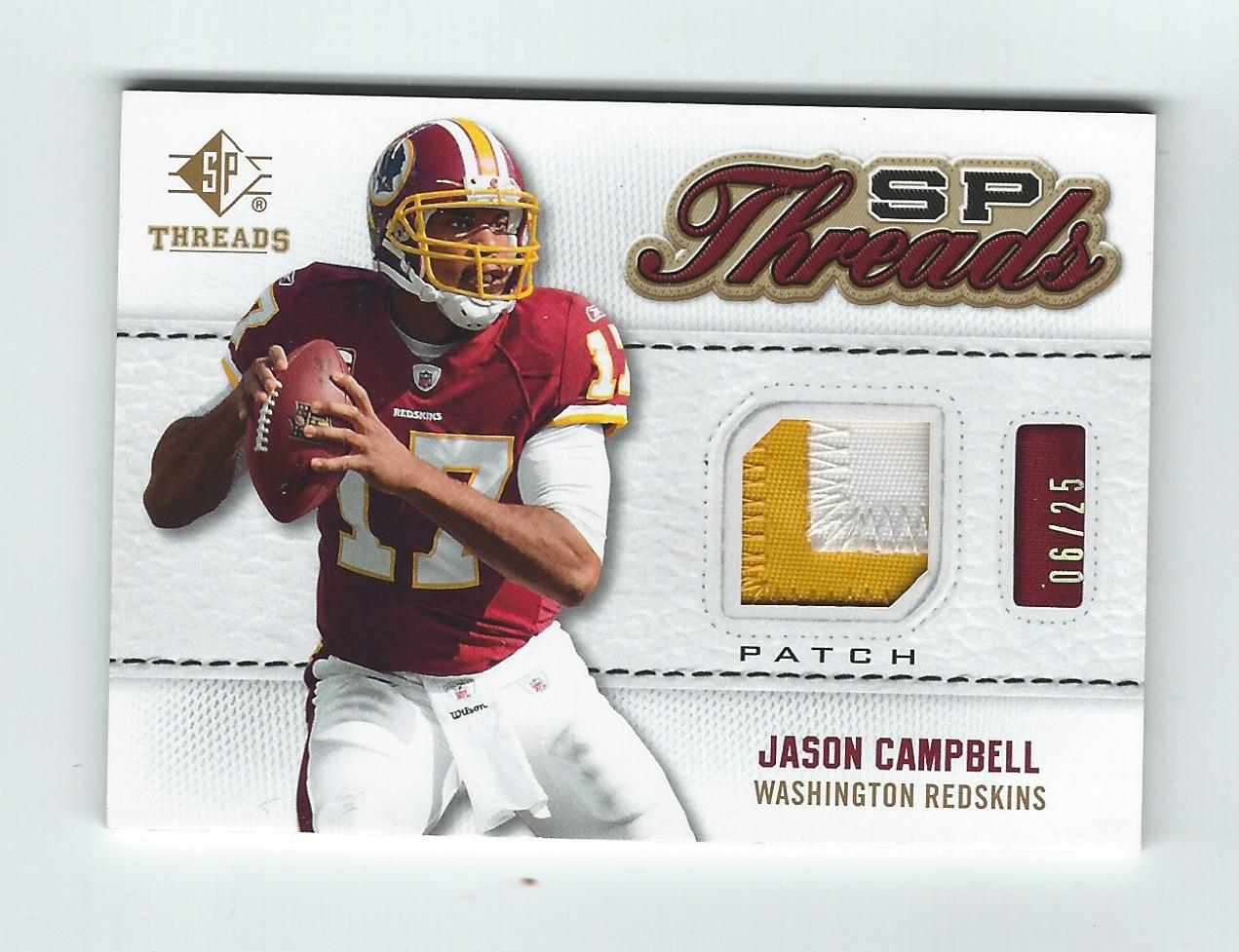 2009 SP Threads SP Threads Patch #TJC Jason Campbell