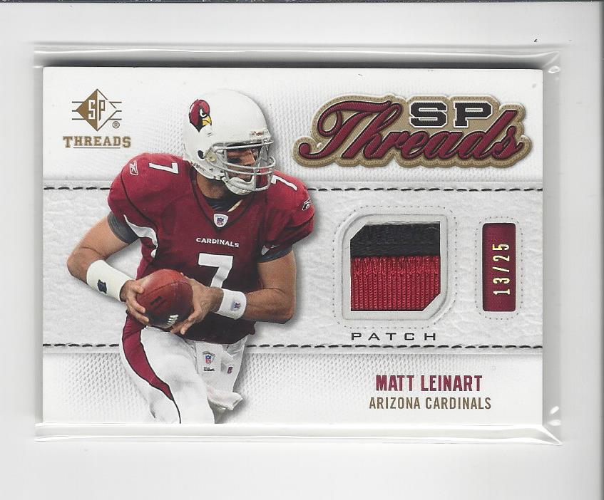 2009 SP Threads SP Threads Patch #TML Matt Leinart