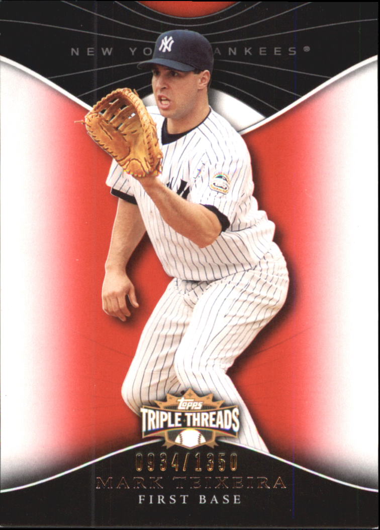 2009 Topps Triple Threads #38 Mark Teixeira