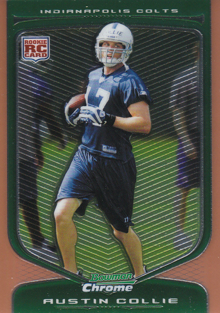 Autógrafos de novato Bowman 2009 cromo fútbol americano parte 3 y tarjetas de bronce - Imagen 32 de 39