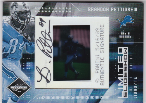 2009 Limited Slideshow Autographs #12 Brandon Pettigrew