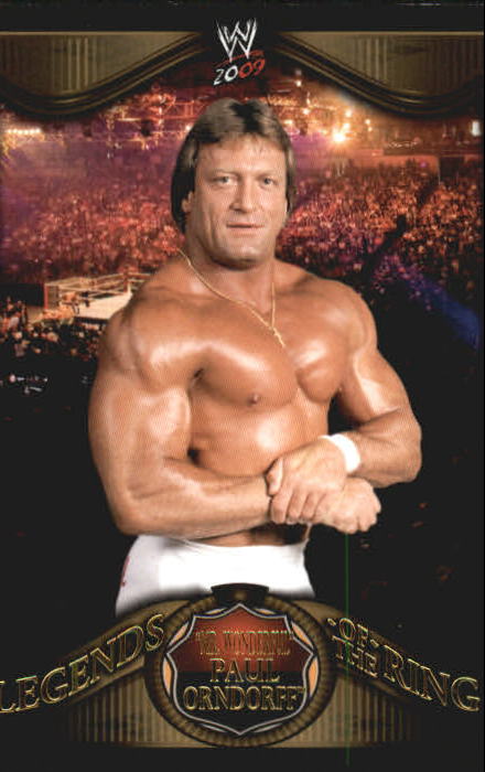 09 Topps Wwe Legends Of The Ring Gold Mr Wonderful Paul Orndorff Nm Mt