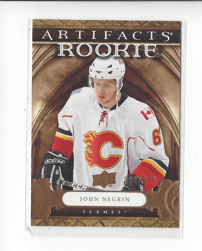 2009-10 Artifacts #199 John Negrin RC
