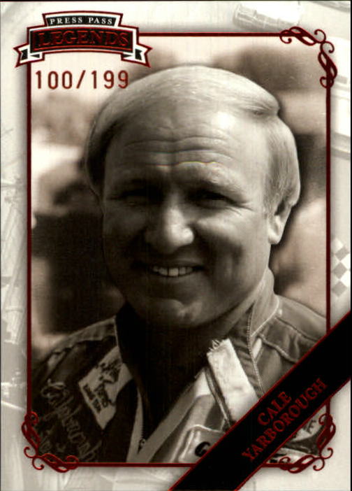 2009 Press Pass Legends Red #38 Cale Yarborough