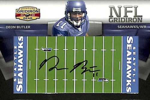 2009 Donruss Gridiron Gear NFL Gridiron Rookie Signatures #15 Deon Butler/45
