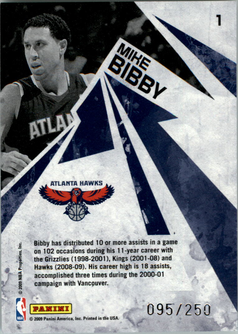 2009-10 Rookies and Stars Stardom Holofoil #1 Mike Bibby back image