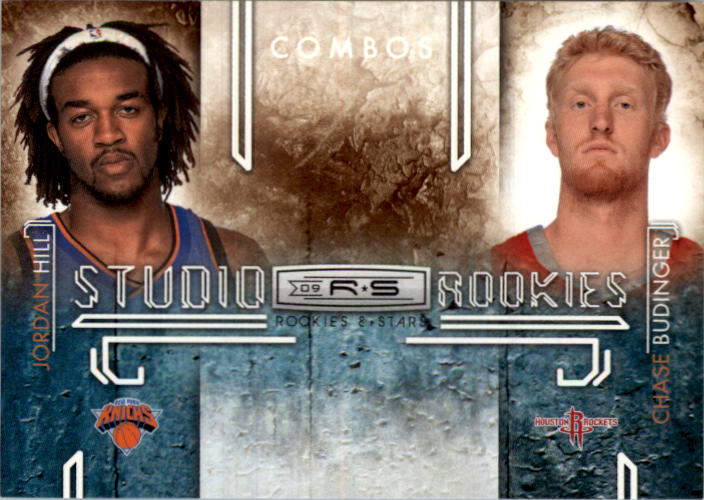 2009-10 Rookies and Stars Studio Combo Rookies #2 Chase Budinger/Jordan Hill