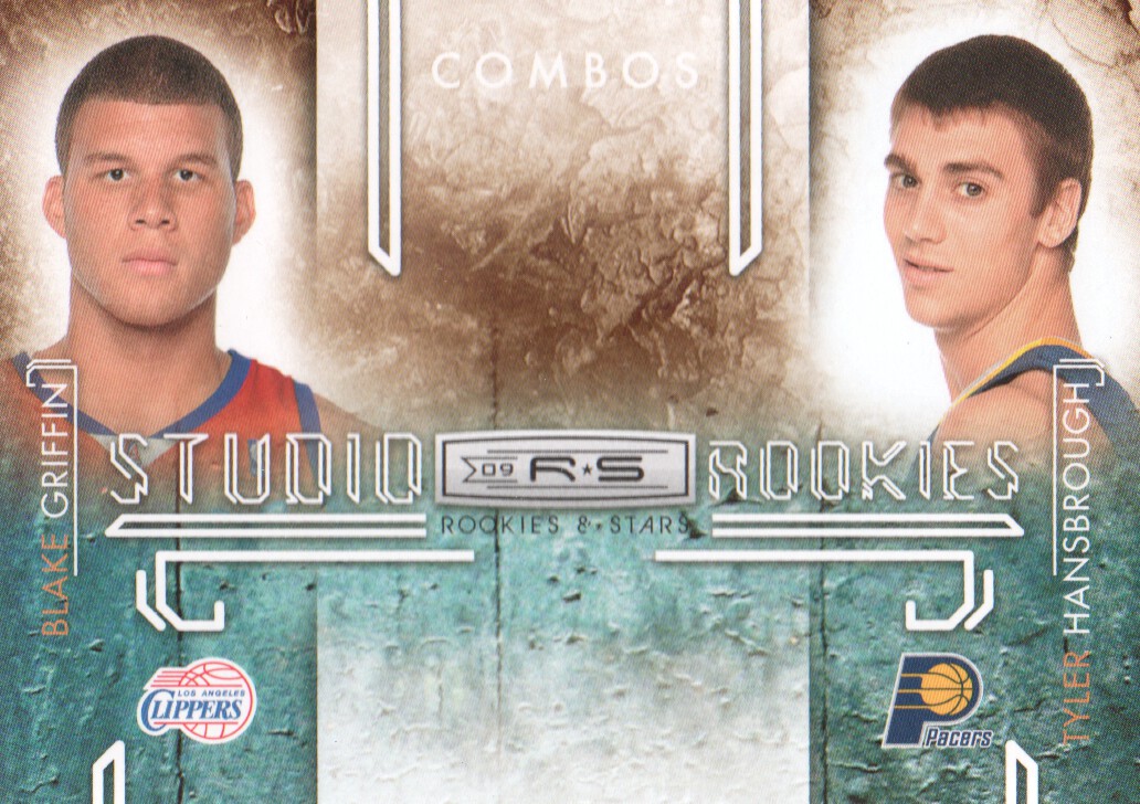 2009-10 Rookies and Stars Studio Combo Rookies #10 Blake Griffin/Tyler Hansbrough