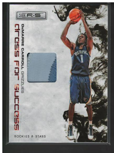 2009-10 Rookies and Stars Dress for Success Materials Prime #25 DeMarre Carroll