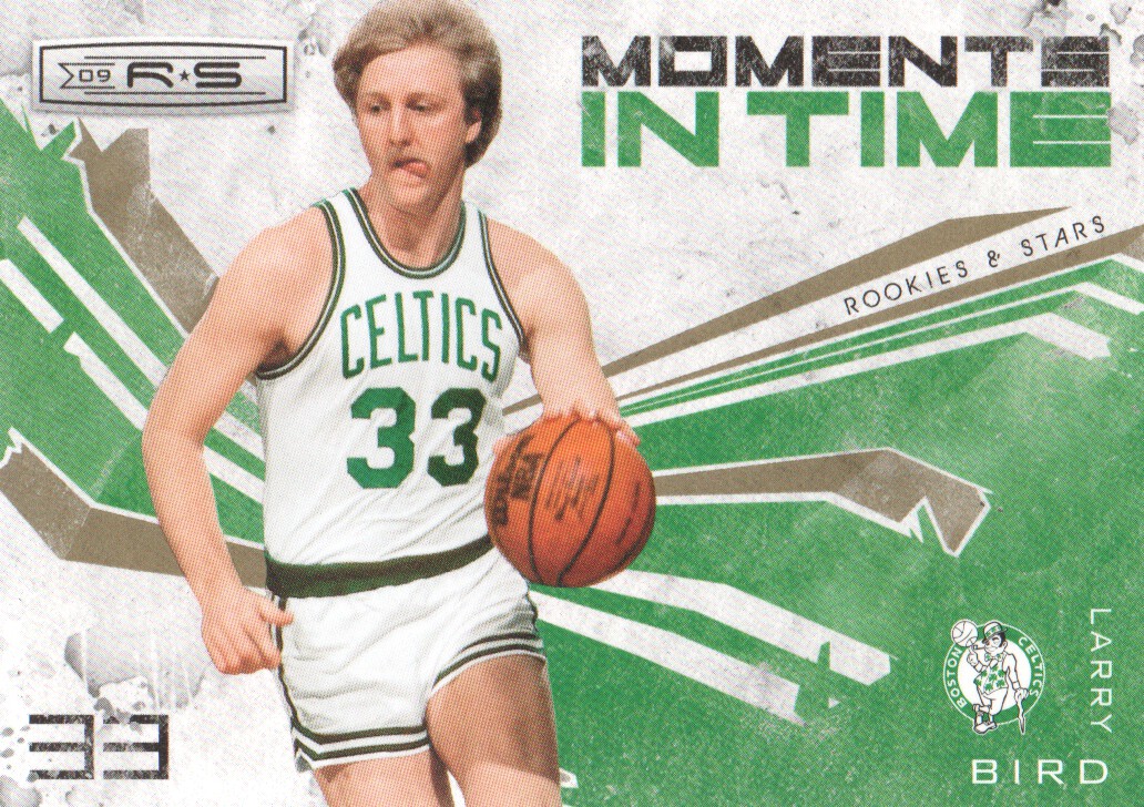 2009-10 Rookies and Stars Moments in Time Gold #11 Larry Bird