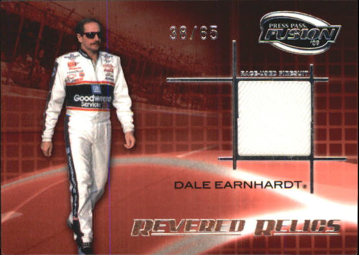 2009 Press Pass Fusion Revered Relics Silver #RRDEJ Dale Earnhardt, Jr./65