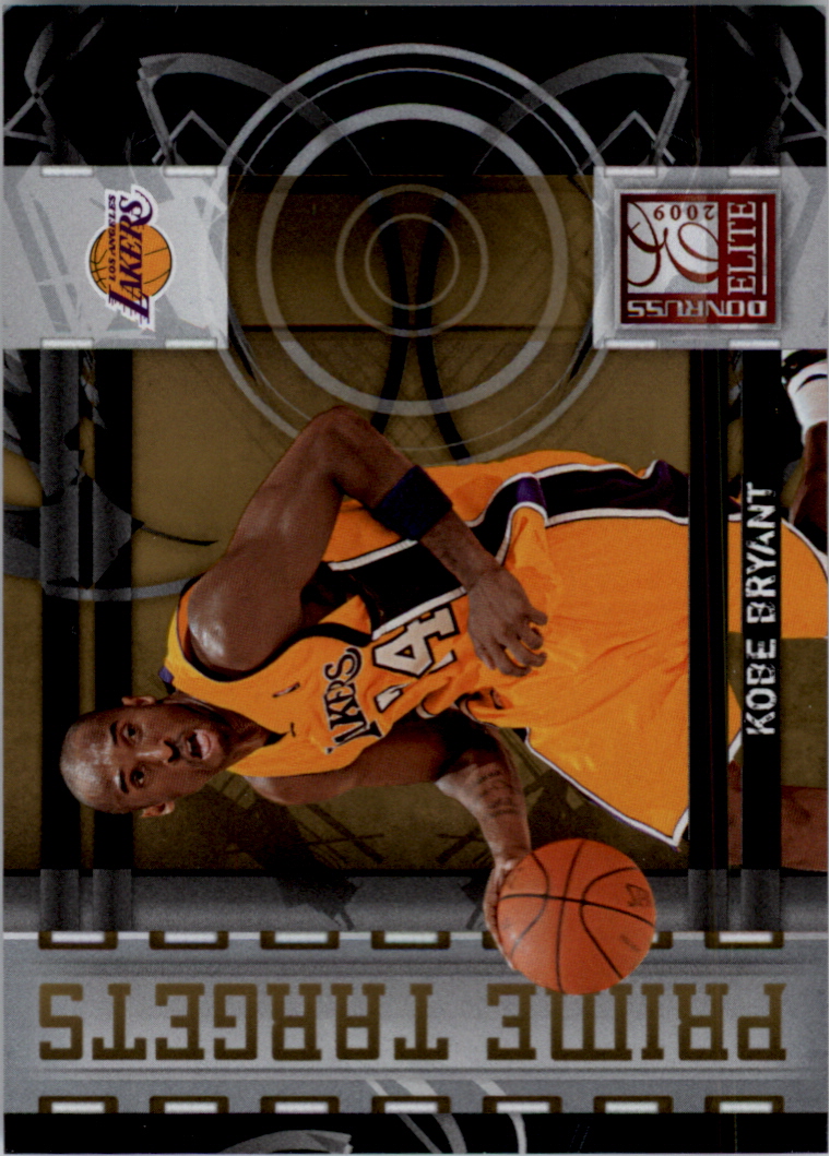 2009-10 Donruss Elite Prime Targets Gold #2 Kobe Bryant