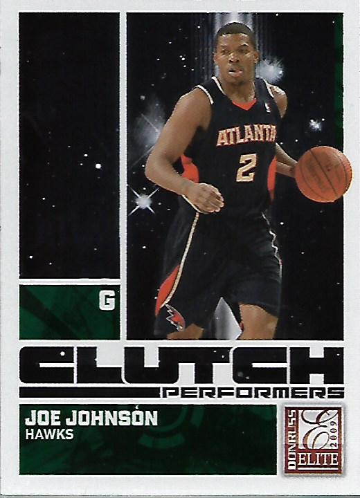 2009-10 Donruss Elite Clutch Performers Green #20 Joe Johnson