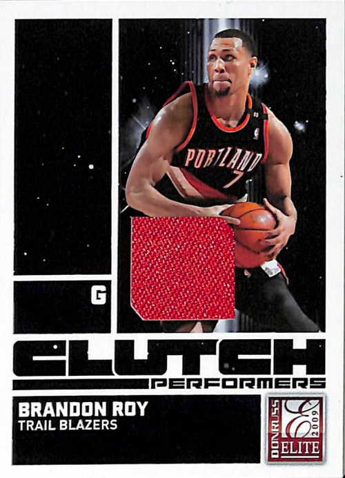 2009-10 Donruss Elite Clutch Performers Jerseys #6 Brandon Roy/125