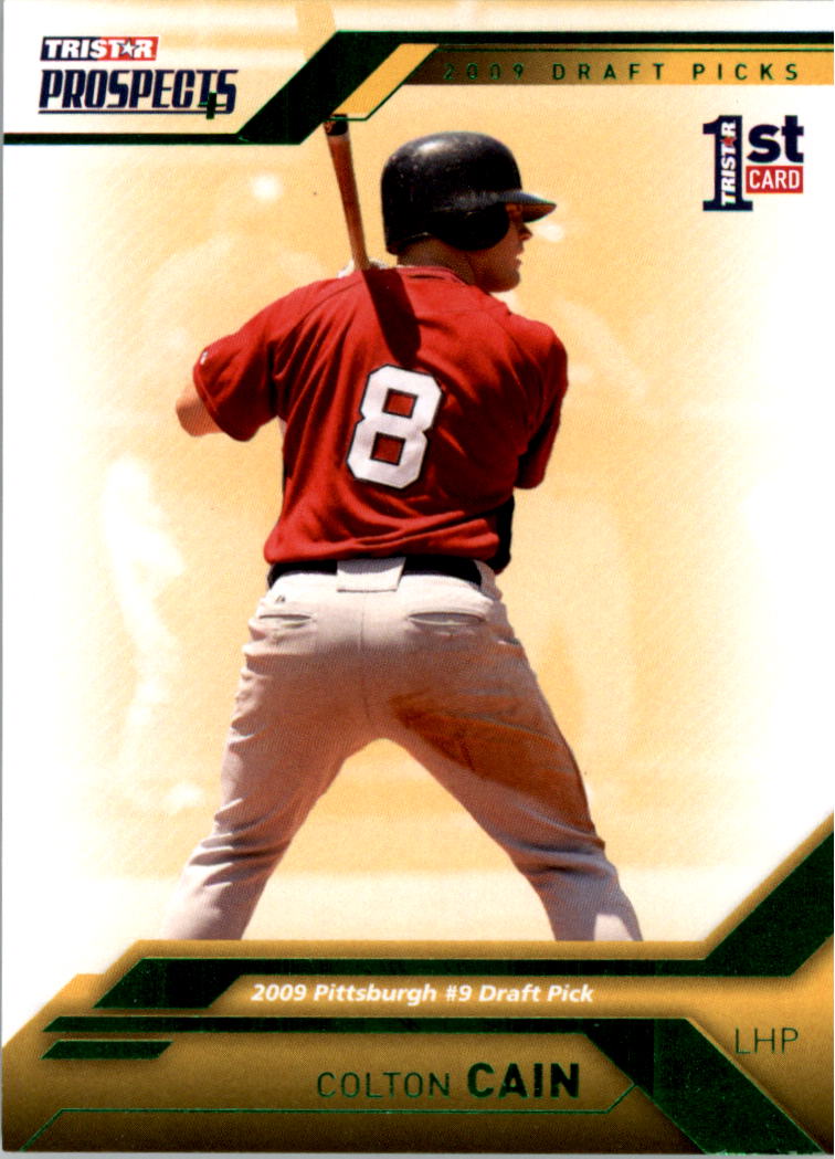 2009 TRISTAR Prospects Plus Green #65 Colton Cain