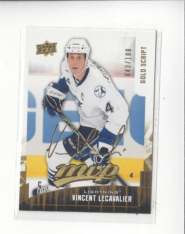 2009-10 Upper Deck MVP Gold Script #32 Vincent Lecavalier