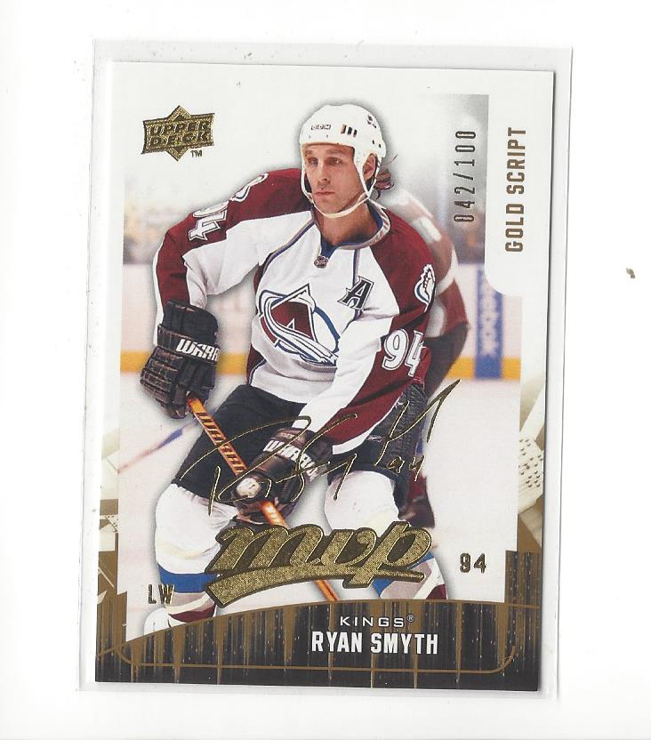 2009-10 Upper Deck MVP Gold Script #168 Ryan Smyth