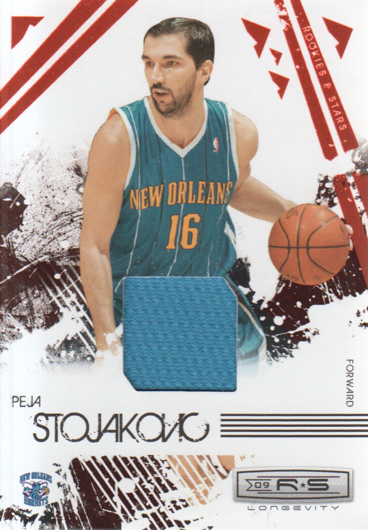 2009-10 Rookies and Stars Longevity Materials Ruby #62 Peja Stojakovic/250