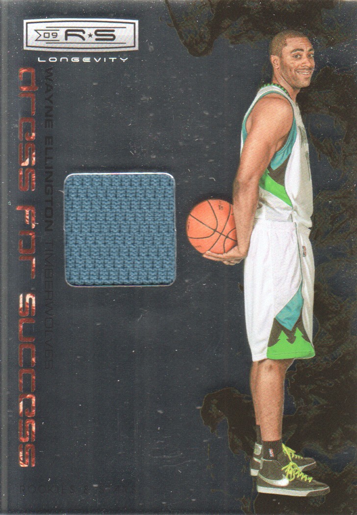 2009-10 Rookies and Stars Longevity Dress for Success Materials Jerseys #26 Wayne Ellington