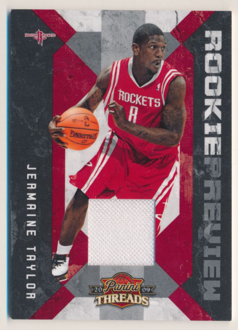 2009-10 Panini Threads Rookie Preview Jerseys #33 Jermaine Taylor