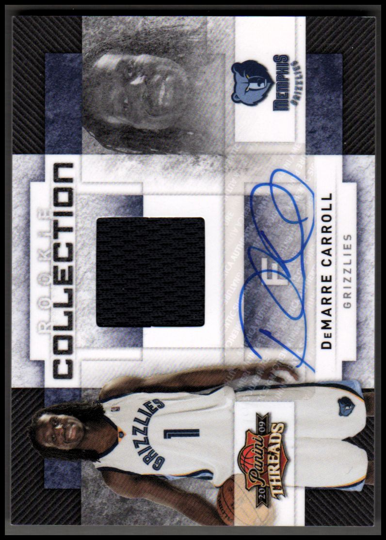 2009-10 Panini Threads Rookie Collection Materials Signatures #25 DeMarre Carroll