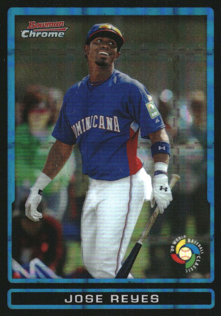 2009 Bowman Chrome Draft WBC Prospects X-Fractors #BDPW7 Jose Reyes
