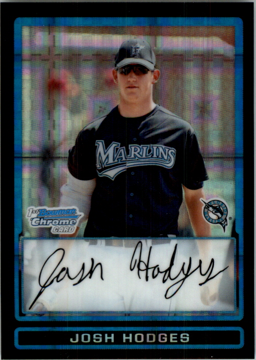 2009 Bowman Chrome Draft Prospects X-Fractors #BDPP5 Josh Hodges