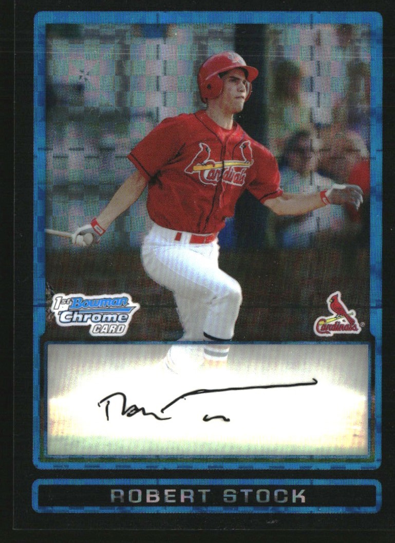 2009 Bowman Chrome Draft Prospects X-Fractors #BDPP39 Robert Stock